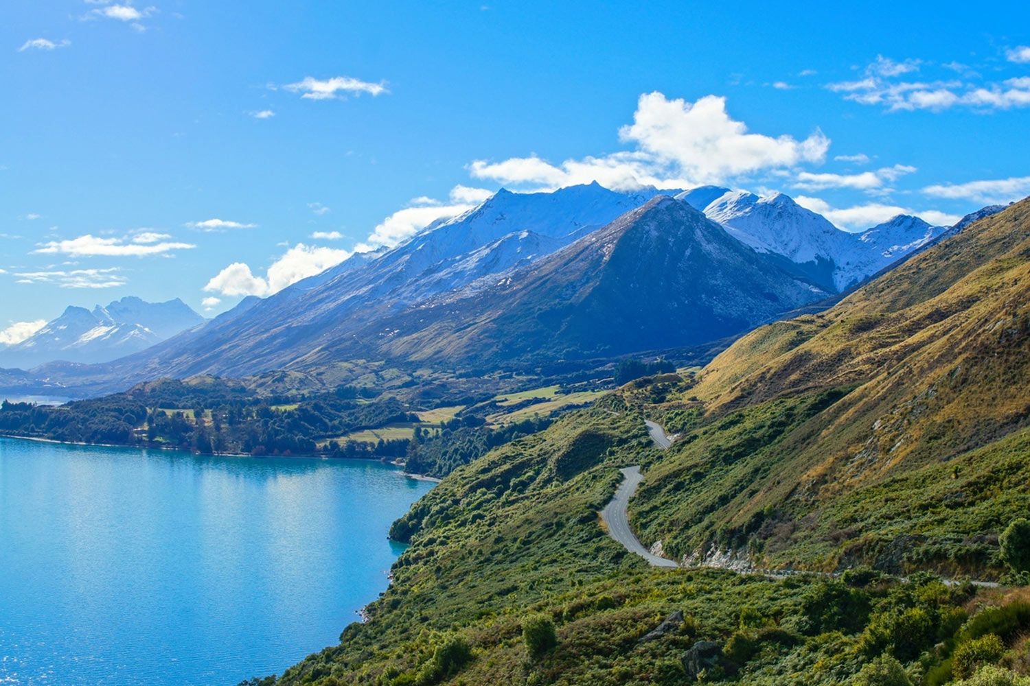 Vista aérea de Glenorchy.